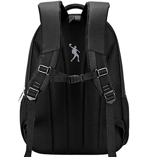 Mochila Masculina Preta Impermeável Resistente com USB