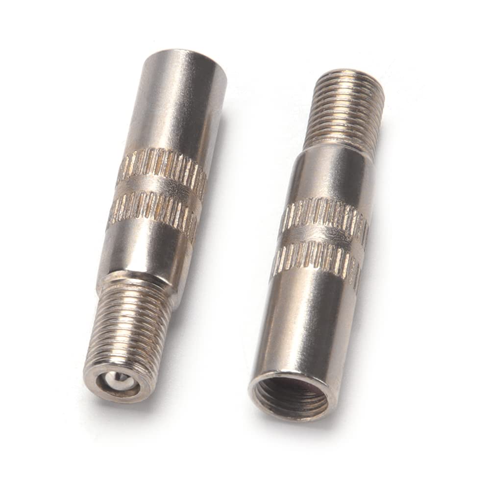 VooGenzek 5 Pezzi Metallo Valve Extender Pneumatico, Tire Estensione steli Tappi Valvole, Adattatore Estensione Valve, per Auto, Camion, Furgone, Roulotte