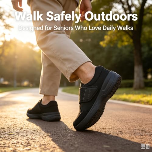 Image of Extra Wide Diabetic Shoes for Men Women, Sneaker for Edema Swollen Feet