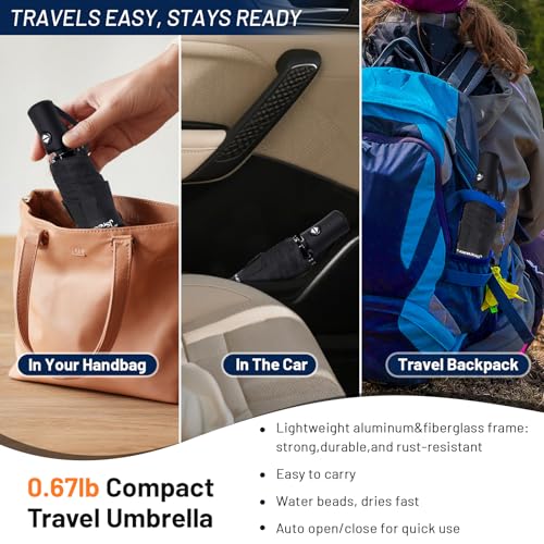 sy compact travel umbrella windproof automatic umbrellas small compact uv sun protection factory outlet umbrella