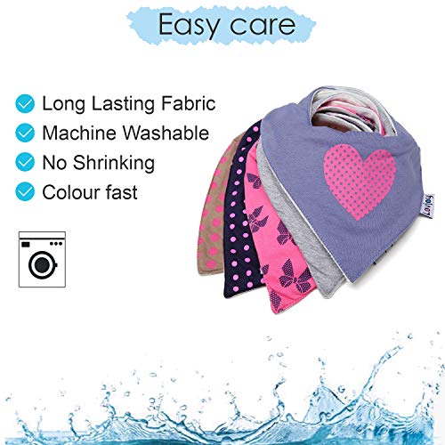 Lovjoy Bavaglino neonato -Confezione da 5 disegni