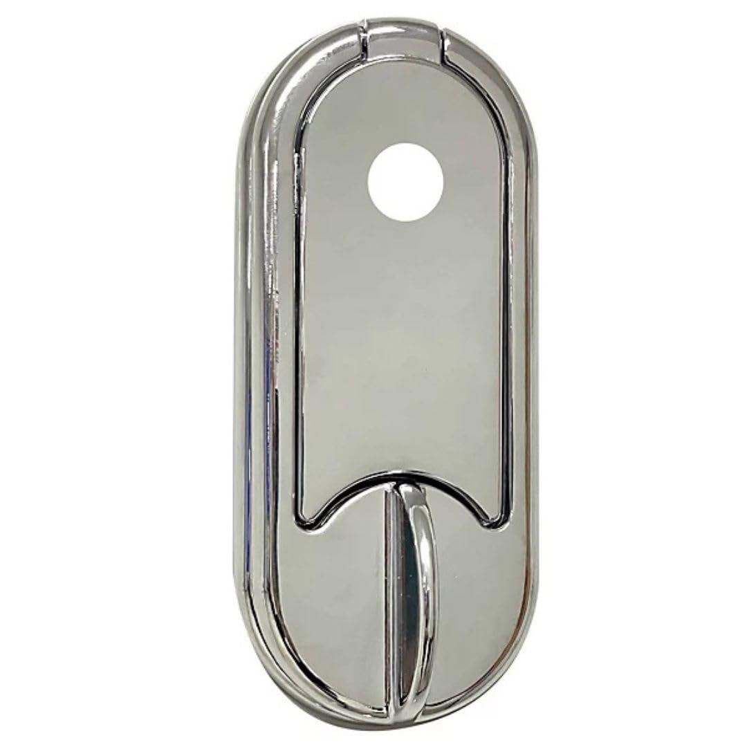 UAP Limited Uap Stadium Modern Door Knocker Chrome Finish With Spyhole And Magnetic Closure from B&Q