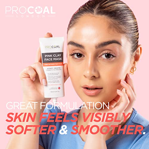 Australian Pink Clay Face Mask Beauty 70ml by Procoal - Skincare Face Mask Targets Pores & Brightens, 100% Recyclable Packaging, Vegan Clay Mask, Cruelty-Free - Made in UK - Image 5