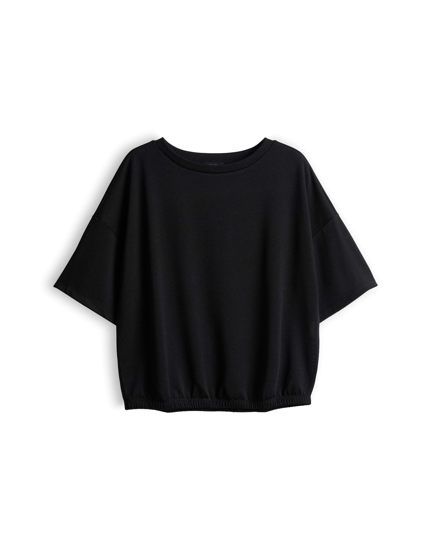 OPUS Damen Kurzarmshirt | T-Shirt mit elastischem Ballonsaum Regular Fit