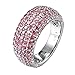 Produktbild Esprit Collection Damen-Ring 925 Sterling Silber rhodiniert Kristall Zirkonia Amorana Berry, silber/Rosa, 53 (16.9)