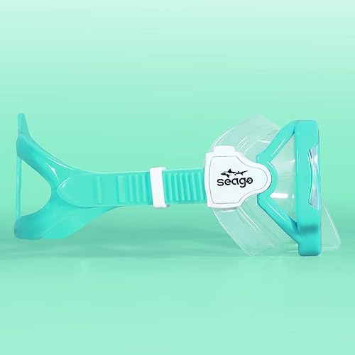 Miniatura 8 de Seago - Gafas de natación para niños, máscara de buceo para jóvenes (5-15), anti vaho, vista clara de 180
