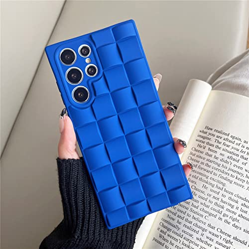 Coque Samsung S21 Plus de luxe effet tissage 3D mat premium