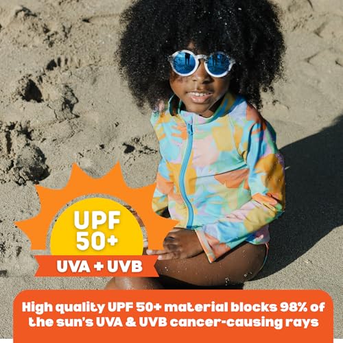 Image of SwimZip UPF 50+ Long Sleeve Rash Guard for Boys' and Girls' - Baby, Toddler, Kids