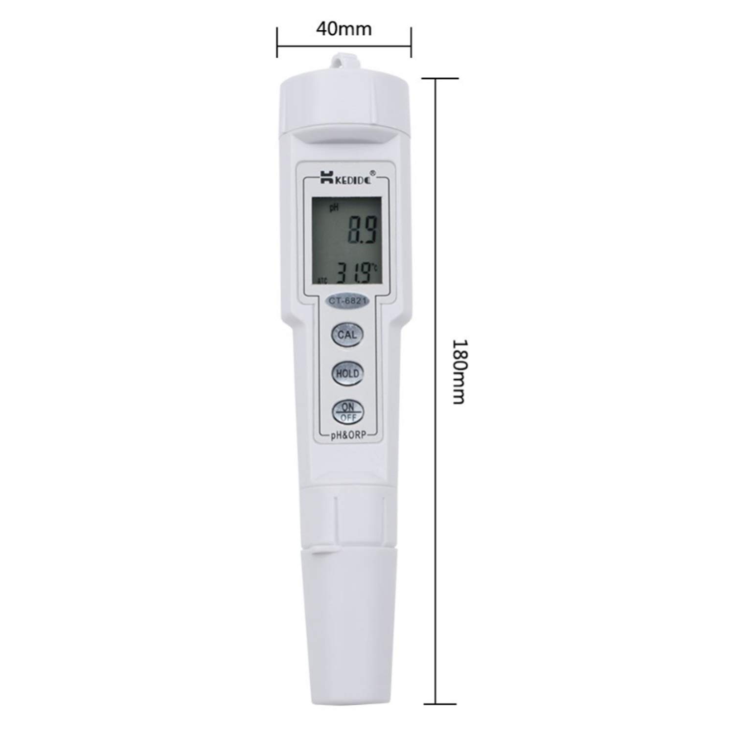Digital Portable PH impermeabile & ORPMeter 0-14 500mV di ossido-riduzione potenziale CT-6821 ATC Meter controller Per laboratorio