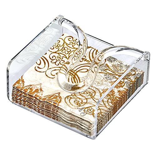 Amazing Abby Acrylic Cocktail Napkin Holder...