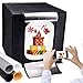 Produktbild Hwamart LED 40x40cm 16" Mini Faltbare Studio Lightbox 50W Softbox Foto Lighting Kit + Vier Hintergründe LED-Fotostudio Lichtwürfel Zelt 16"