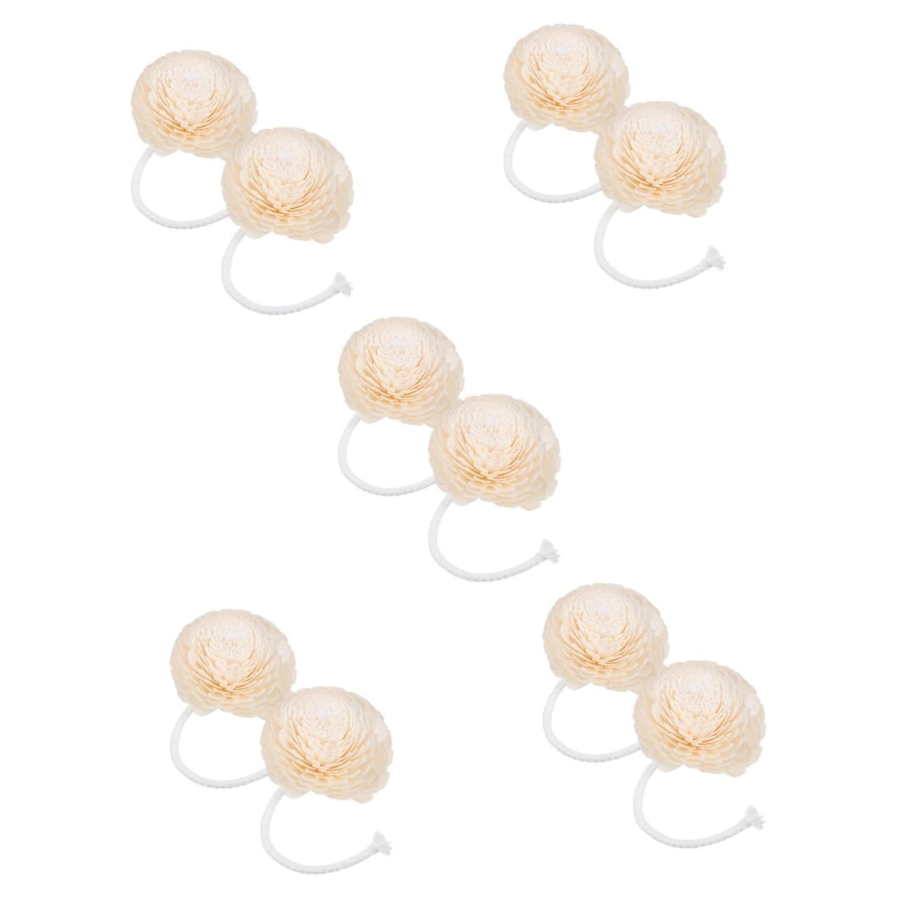 KOMBIUDA 10stücke Künstliche Aromadiffusor Blumen Für Raumdekoration -duftspender Mit Ätherischem Öl Beruhigende Atmosphäre Für Zuhause Und Hochzeiten