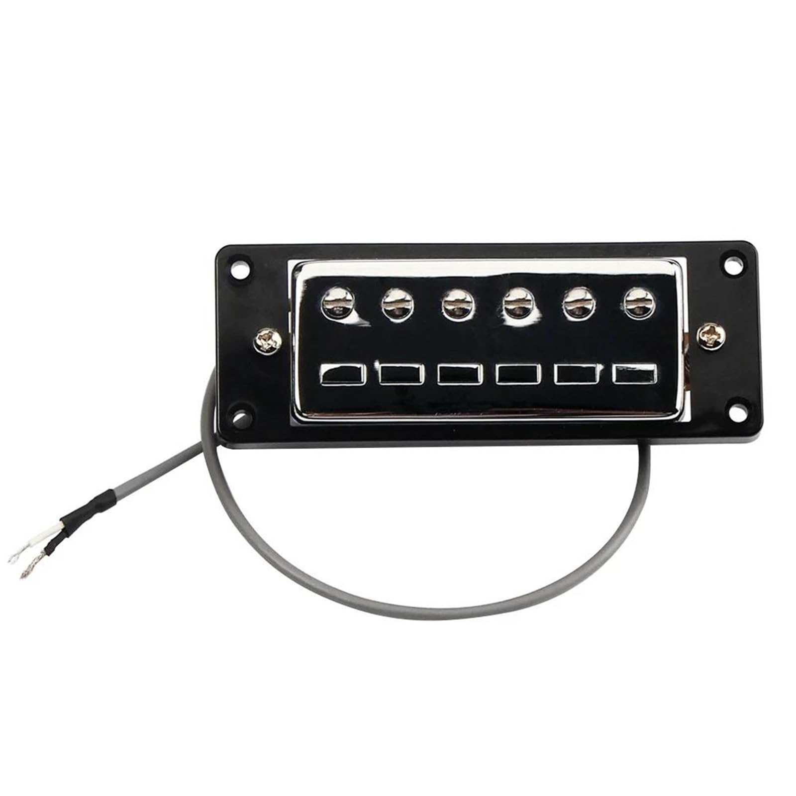 Repuestos Para Pastillas De Guitarra Pastillas De Doble Bobina Con Biseles Negros | Posición del puente 52 mm Posición del mástil 50 mm Tono claro adecuado como repuesto para guitarras