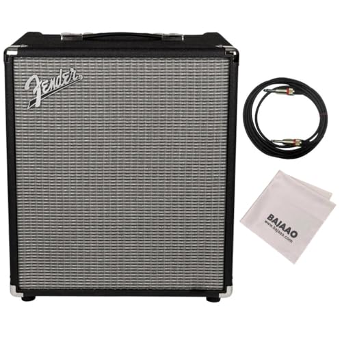 Fender Rumble 100 Watt Bass Combo Amplifier with Cable & Polishin...