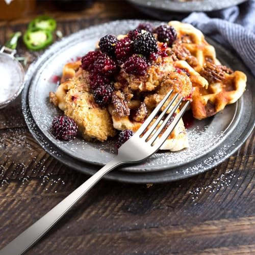 Dinner Forks 6 Pieces, Stainless Steel 20cm Table Forks Cutlery Forks Set, Silverware Set, Dishwasher Safe. - Image 6
