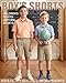 Mumucove 5 Pack Boys' School Uniform Shorts Kids Elastic Waist Flat Front Khaki Shorts with Pockets Summer Casual Pull on(7-8 Years,Khaki, Khaki, Khaki, Khaki, Khaki)