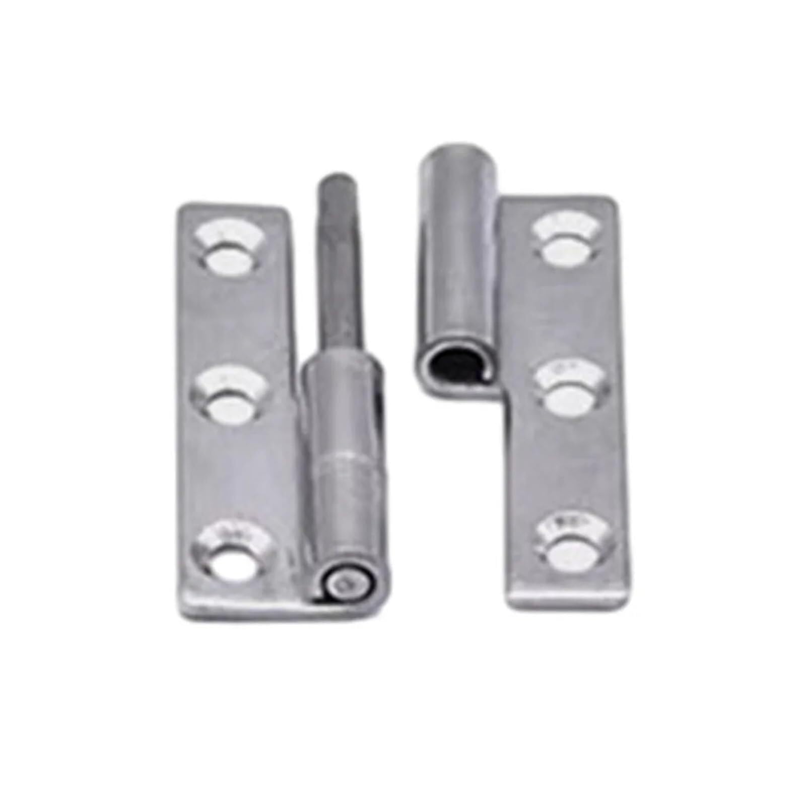 Yatingzhang 2.5 Inch Left Lift Off Hinges 4Pcs Detachable Hinge Slip Joint Flag Lift Off Hinges Door Stainless Steel(2.5 Inch Left)