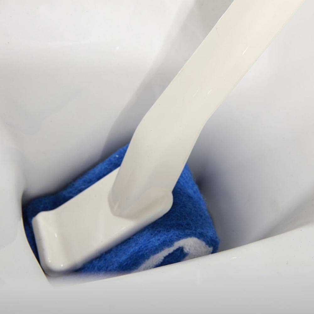 Juego de cepillos de Limpieza para Suelo, cepillos para Cuencos de baño, Cepillo Suave Flexible de Cabeza Plana montado en la Pared, con baño (Cepillo Tet)
