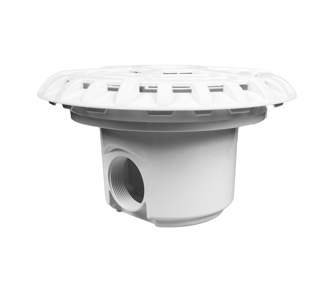 Swimming Pool & Spa Certikin Main Drain Abs HD33L For Liner Pools Includes Vinyl Gasket And Screws