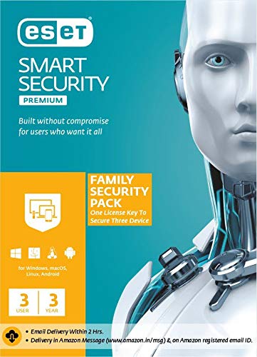 ESET Smart Security Premium Family Security Pack ( 3 User, 3 Year ) (Email Delivery in 2 Hours – No CD)