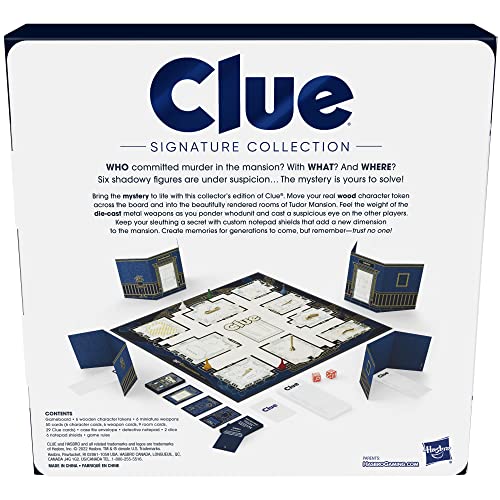 Hasbro Gaming Clue Board Game Signature Collection miniatura 4
