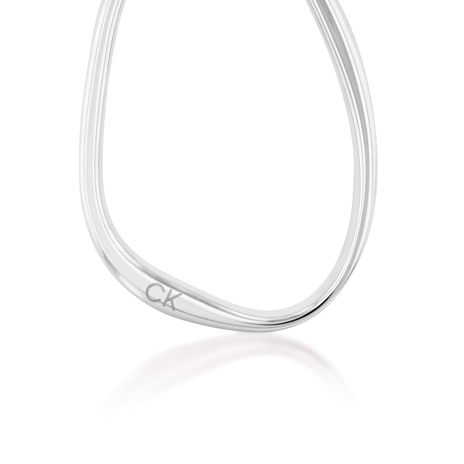 Calvin Klein Pendientes de Aro para Mujer Colección ELONGATED DROPS de Acero Inoxidable - 35000450