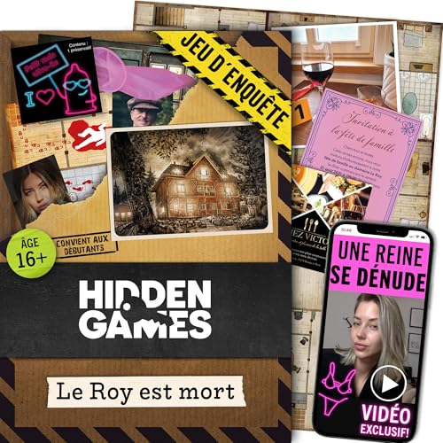 Hidden Games - dossiers criminels - enquete criminelle a resoudre, Jeu de détective, Escape Game, Affaires criminelles, enquête immersive, enquete sous...