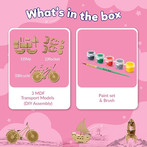 Image of BaCHPan Transport DIY Craft Kit for Kids 6+ | STEM Toy