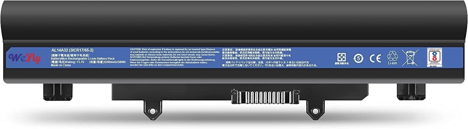 WeFly Laptop Battery Compatible for Acer aspire AE14 Touch E15 Touch E5-421 E5-421G E5-571 E5-411 E5-471 E5-471G E5-511 E5-572G E5-531 (B0D846H2YH) Amazon Price History, Amazon Price Tracker