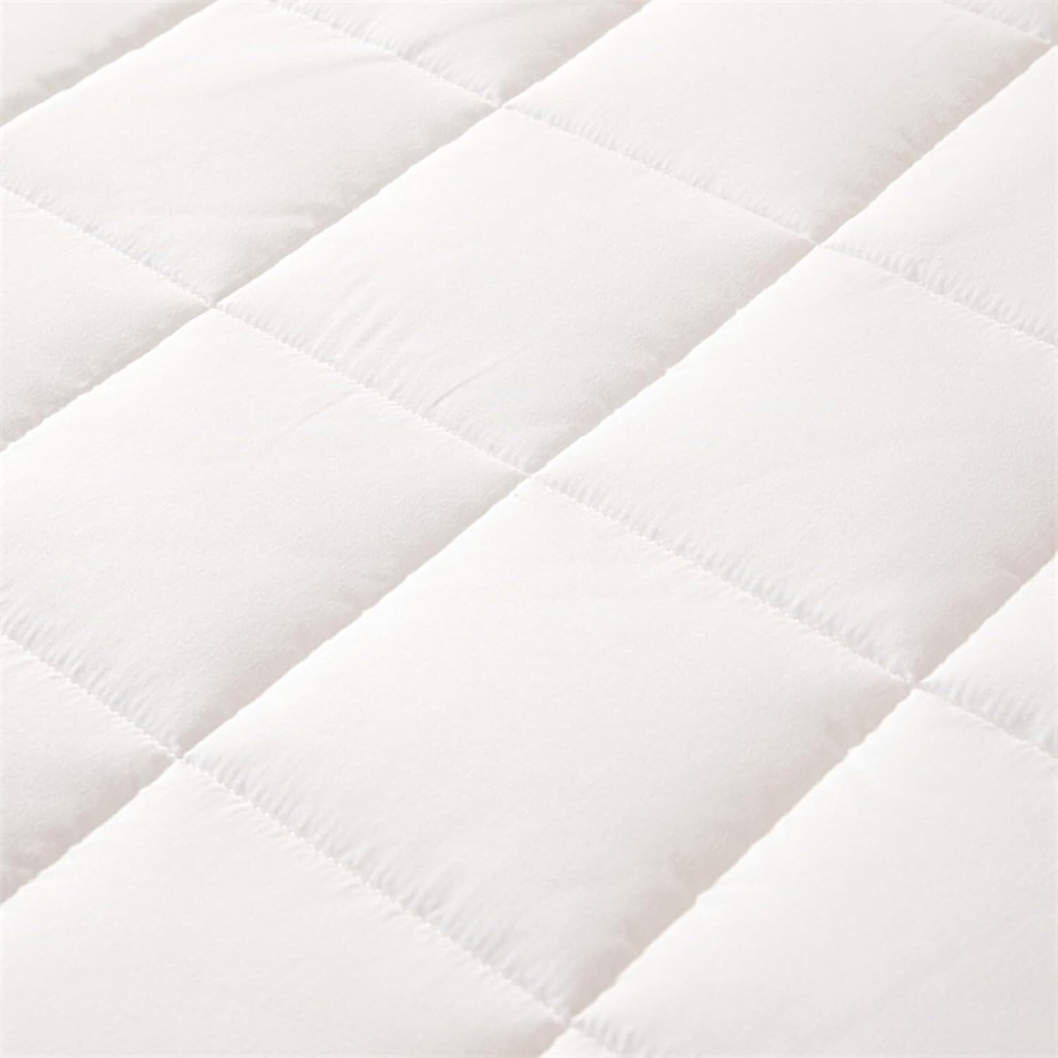 Funda Protectora de Colchón con Cremallera - Acolchada y Gruesa, Transpirable, 90x200/135x190/150x190/160x190 cm, Personalizable, Cubre Colchón de Cinco Caras(Blanco,135x190x20cm)