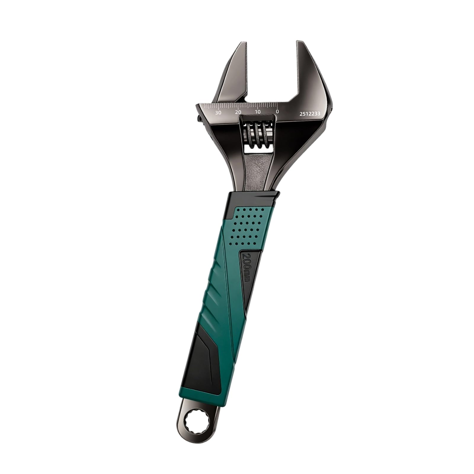 CUNZJIA Heavy Duty Adjustable Wrench with Accuracy Scale and Antislip Grip for Industrial Maintenance and DIYer Projects