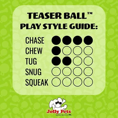 Teaser Ball Size: 6.5" H x 6" W x 6.25" D, Color: Red, Blues & Purples, 6-inch - Image 3