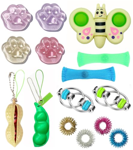 T TAKONE Fidget Box 15-teilig – Anti-Stress Spielzeug Set für Kinder &...