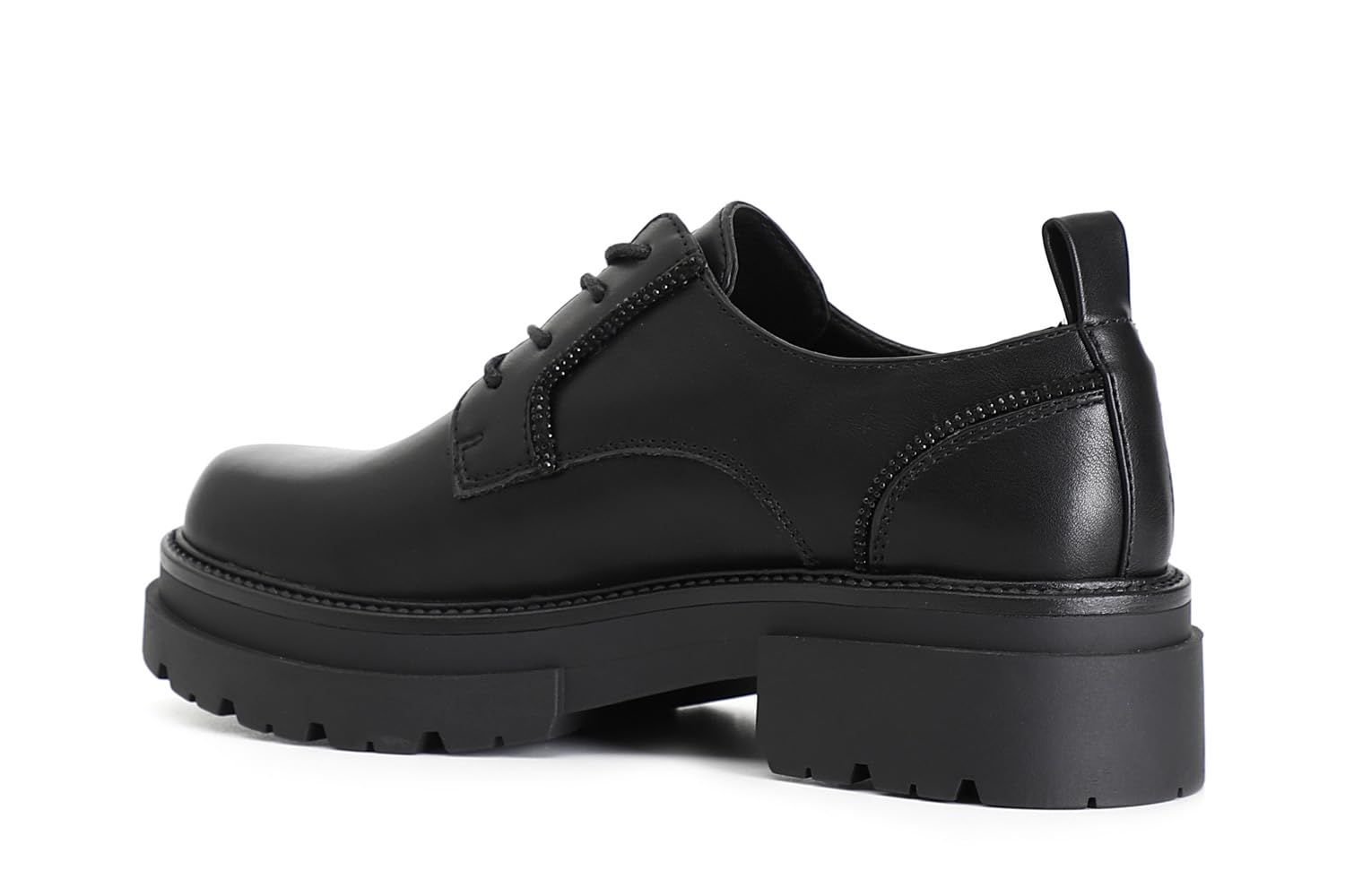 CafèNoir - Derby Donna in Similpelle, da Donna, Colore Nero