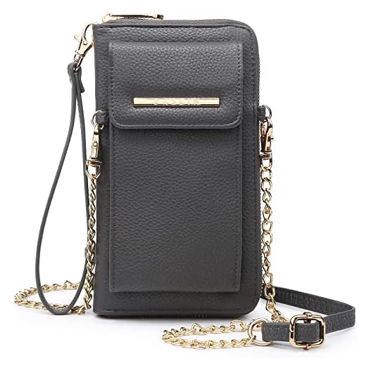 Cellphone Wallet Purse Phone Pouch Wristlet Clutch Crossbody Shoulder Bag - 12 Slots