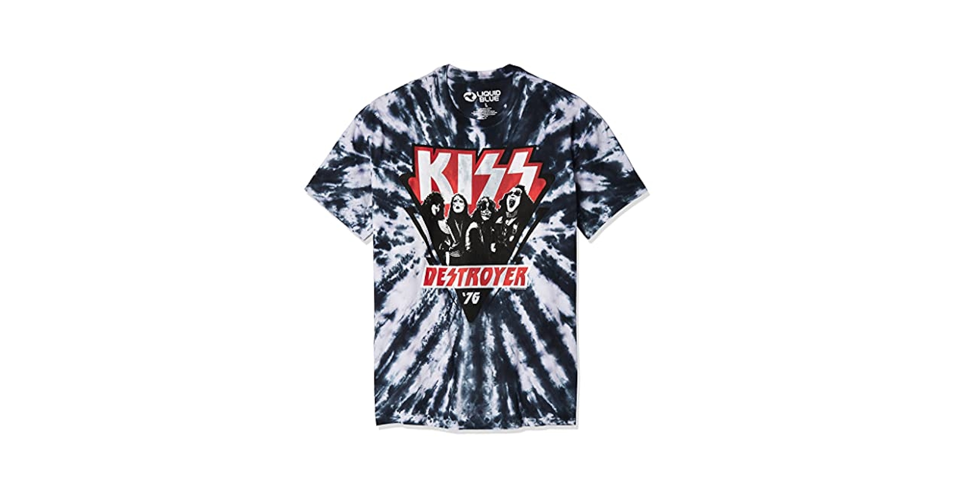 Amazon.com: Liquid Blue unisex adult Kiss Destroyer 1976 Tie