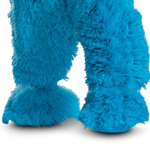 Disguise Sesame Street Cookie Monster Extra Deluxe Plush Costume, Official Cookie Monster Halloween Outfit, Small (2T) - image 3
