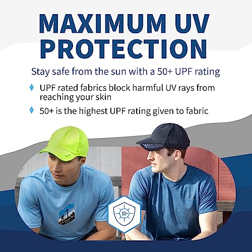 Image of TrailHeads Men's Running Hat with UV Protection | Quick Dry Sports Hats for Men | UPF 50 Hats | Summer Hats for Men