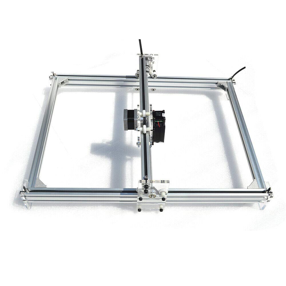 Maszyna do grawerowania laserowego 50 W, "zrób to sam", do grawerowania laserowego CNC, ochrona oczu, nóż laserowy do drewna, metalu, DIY, ręczne wykonanie, duża powierzchnia grawerowania 400 x 500 mm