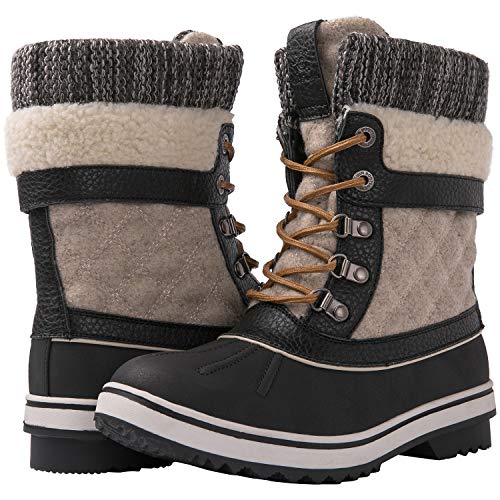 GLOBALWIN Women's Waterproof Winter Boots Snow Boots For Women2