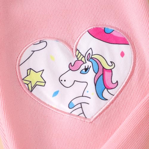 Image of DDSOL Toddler Girl Clothes Raglan Sleeve Peplum Top Heart Embroidery Pant Set Fall Winter Clothing 2-8 Years