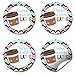 Thanks a Whole Latte Coffee Appreciation & Encouragement Sticker Labels, 40 2