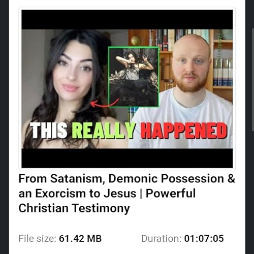 From Satanism, Demonic Possession & an Exorcism to Jesus | Powerful Christian Testimony Podcast Por  arte de portada