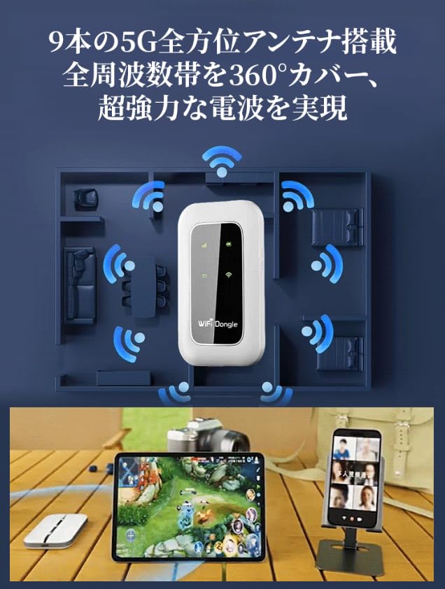 Amazon.co.jp: ポケットWi-Fi 4G ポータブルWiFi【2025新型】モバイル