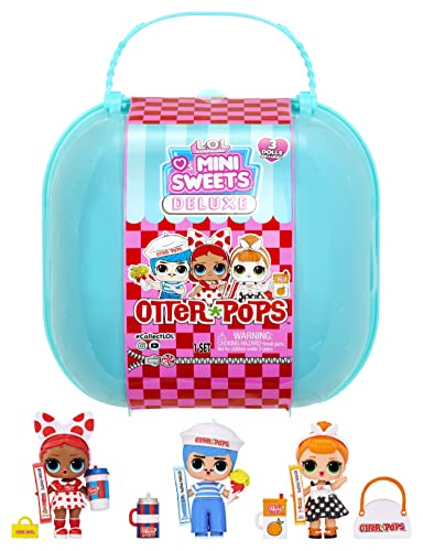 L.O.L. Surprise! Loves Mini Sweets Otter Pops Deluxe Pack with 20+ Surprises Including 3 Collectible Dolls and Accessories Holiday Toy Great Gift Kids Ages 4 5 6+ Years Old(Multi Color)