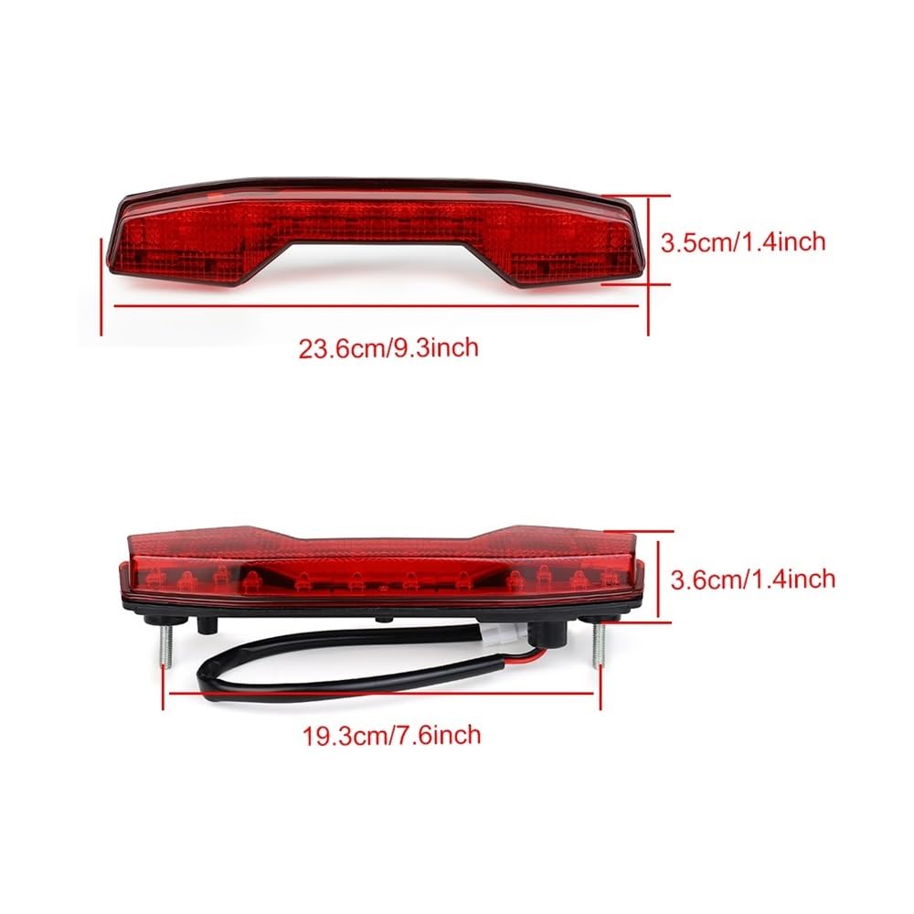 Trasera Luces Luz Trasera LED ATV Motocicleta Freno Trasero Reemplazo Para LT-R450 LTR 450 LTR450 2x4