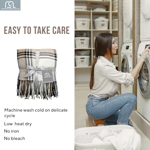 Contempo Lifestyles Blankets - Decorative Classic Blanket - Buffalo Plaid Throw Blanket thumb #5