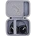 Hard Travel Case for Sony ZX Series MDR-ZX310AP Headband Stereo Headset by co2CREA (Black)
