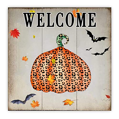 Plaque citrouille Halloween pour décorer un salon ou une cuisine