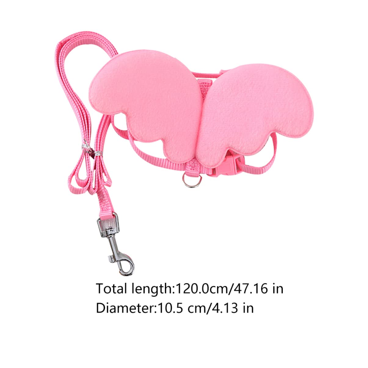 BESPORTBLE 1Pc Pet Walking Harness Leash for Chickens Ducks Geese Pink Breathable Design for Daily Walking Parties Festivals Comfortable Fit Pet Supplies